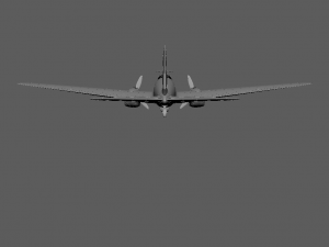 He-111 World War II air bomber 3D CG model 3D 模型