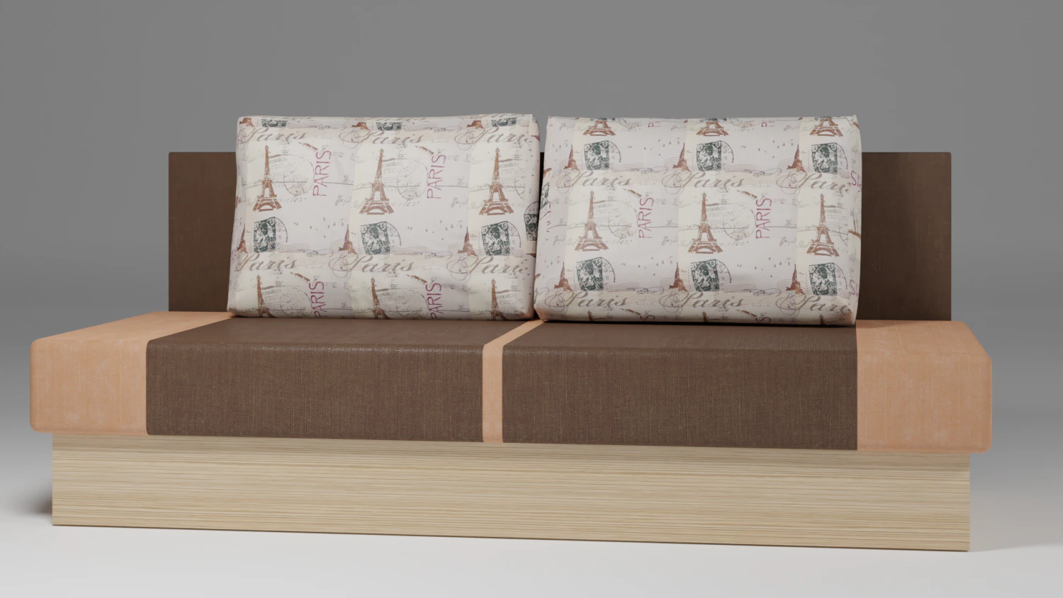 Sofa bed 3D Model .c4d .max .obj .3ds .fbx .stl .blend 