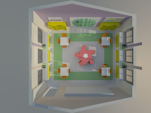 School Library 3D Модель