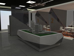 Sales office 3D Model