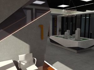 Sales office Modèle 3D