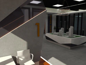 Sales office 3D Model