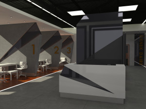 Sales office Modèle 3D