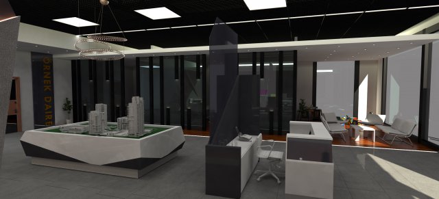 Download Sales office 3D Model