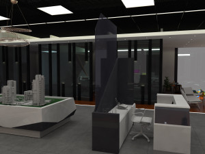 Sales office Modèle 3D