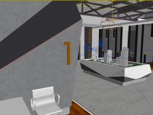 Sales office 3D Model
