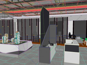 Sales office Modèle 3D