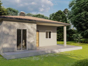 Small simple house Modèle 3D