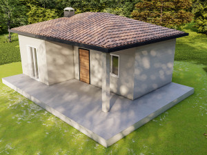 Small simple house Modèle 3D