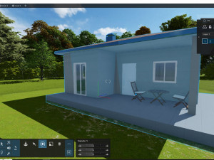 Small simple house Modèle 3D