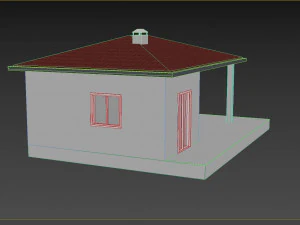 Small simple house 3D Model
