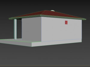 Small simple house Modèle 3D