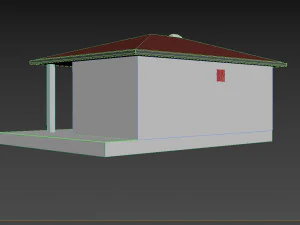 Small simple house 3D Model