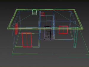 Small simple house Modèle 3D
