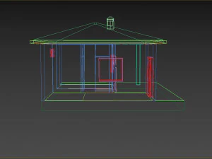 Small simple house 3D Model