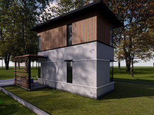 Container house Modello 3D