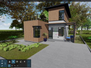 Container house Modello 3D