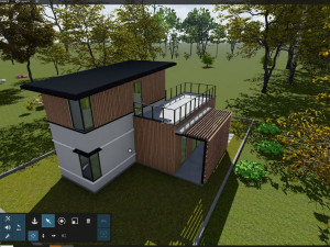 Container house Modello 3D