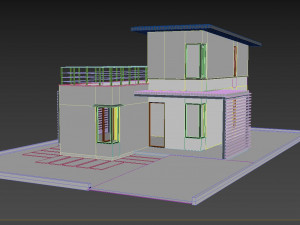 Container house Modello 3D