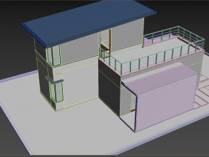 Container house Modello 3D