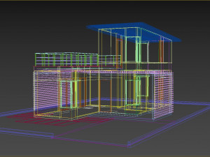 Container house Modello 3D