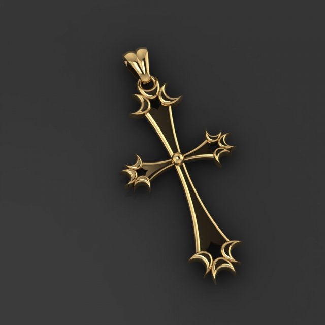 Cross 3D Принт Модель .c4d .max .obj .3ds .fbx .stl .blend 