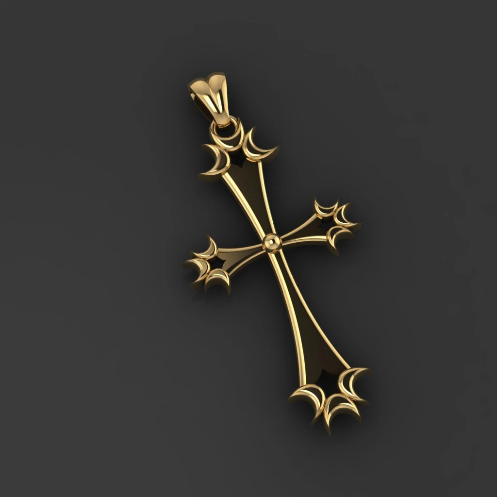 Cross 3D Print Model .c4d .max .obj .3ds .fbx .stl .blend 