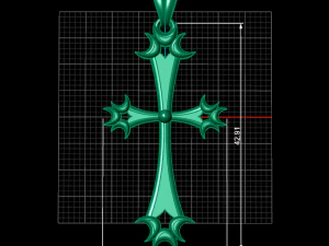 Cross 3D Print Model