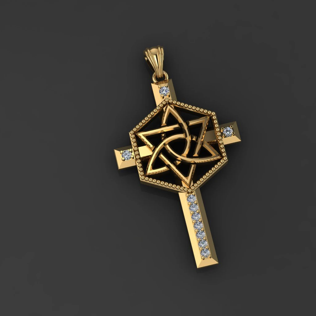 Cross 3D Print Model .c4d .max .obj .3ds .fbx .stl .blend