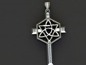 Cross Model Cetak 3D