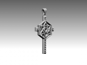 Cross Model Cetak 3D