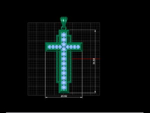 Cross 3D Print Model