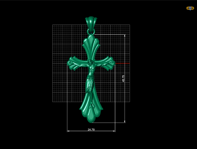Cross 3D Принт Модель .c4d .max .obj .3ds .fbx .stl .blend 
