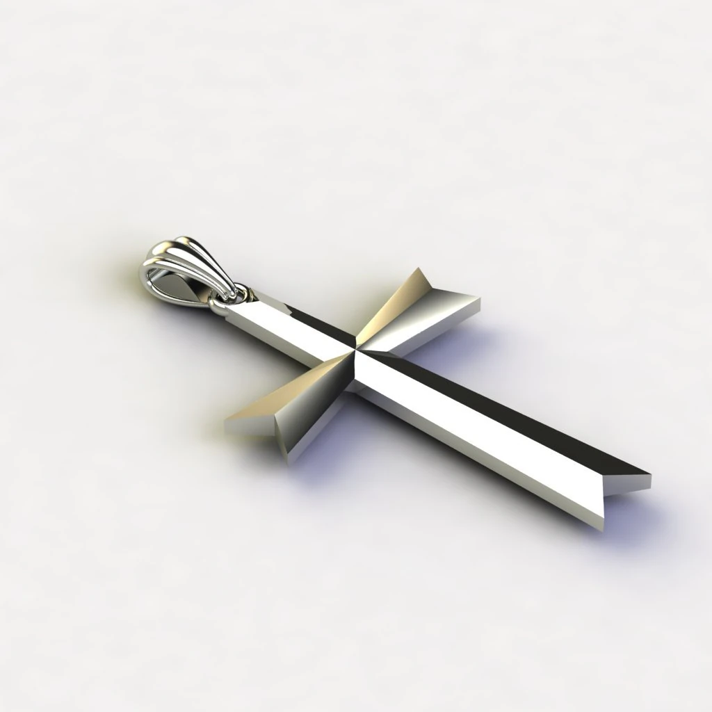 Cross 3D Print Model .c4d .max .obj .3ds .fbx .stl .blend