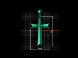 Cross 3D Print Model