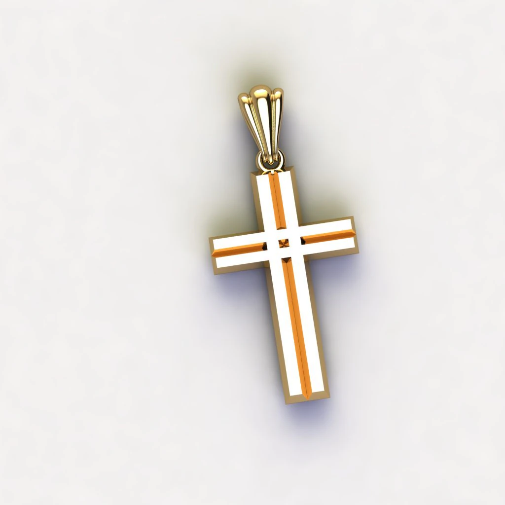 Cross 3D Print Model .c4d .max .obj .3ds .fbx .stl .blend 