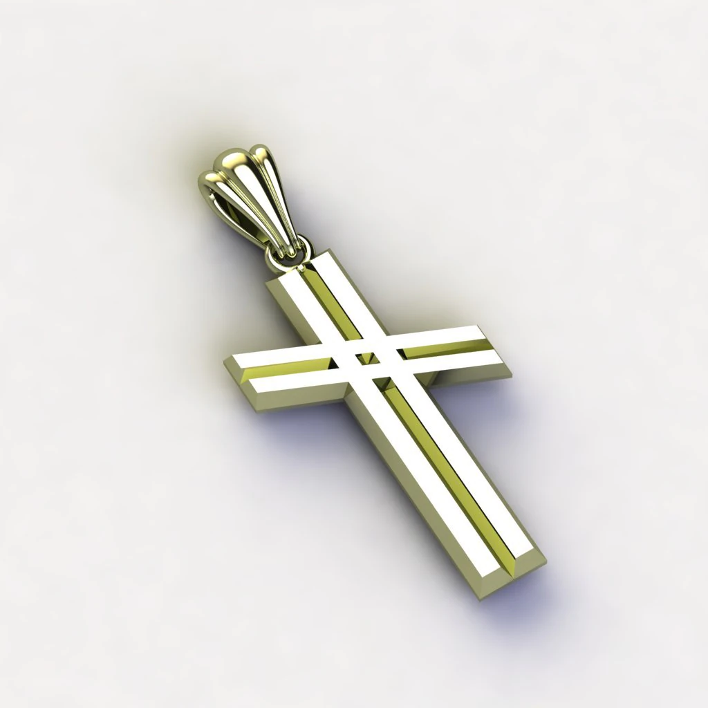 Jesus cross 3D Print Model .c4d .max .obj .3ds .fbx .stl .blend