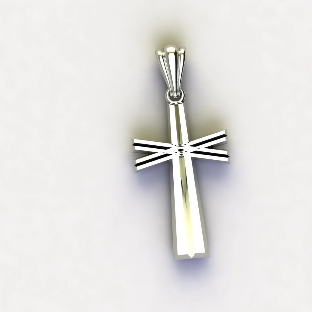 Cross 3D Print Model .c4d .max .obj .3ds .fbx .stl .blend 