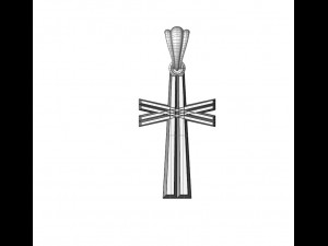 Cross Model Cetak 3D