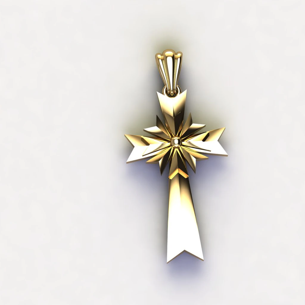 Cross 3D Print Model .c4d .max .obj .3ds .fbx .stl .blend 