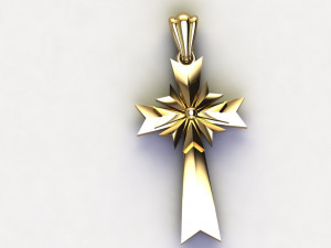 Cross Model Cetak 3D