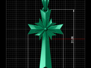 Cross 3D Print Model