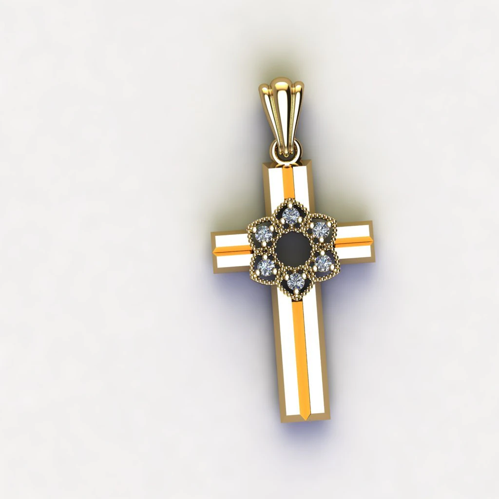Cross 3D Print Model .c4d .max .obj .3ds .fbx .stl .blend 
