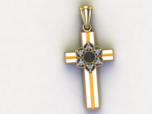 Cross Model Cetak 3D