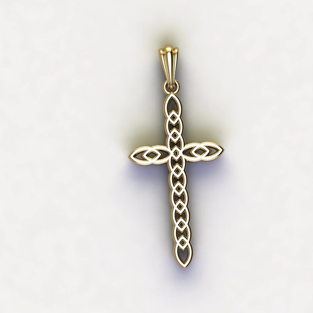 Cross 3D Print Model .c4d .max .obj .3ds .fbx .stl .blend