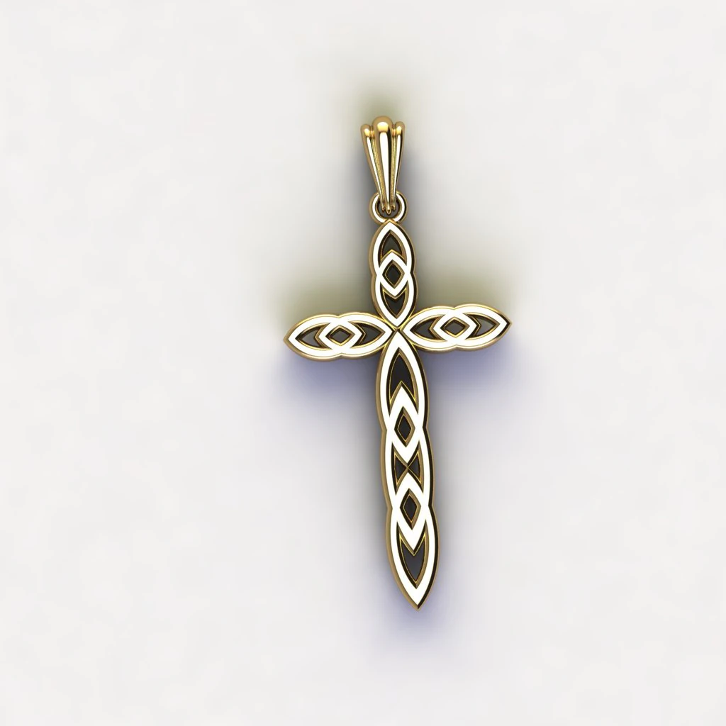 Cross 3D Print Model .c4d .max .obj .3ds .fbx .stl .blend 