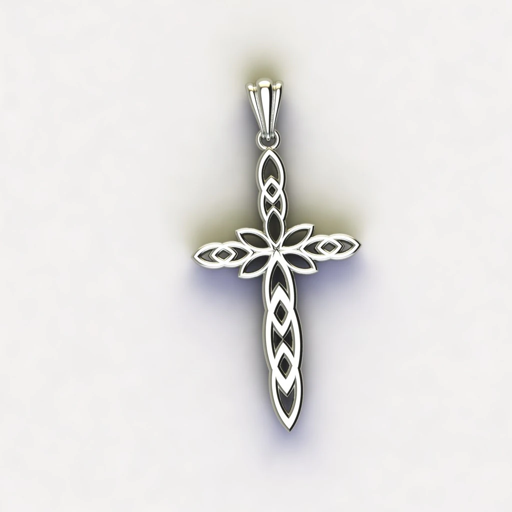 Cross 3D Print Model .c4d .max .obj .3ds .fbx .stl .blend 