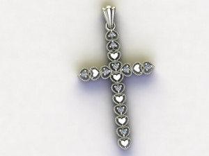 Cross Model Cetak 3D