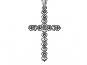Cross Model Cetak 3D