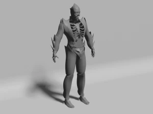 Armored Skillet 3D Model